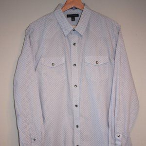 Banana Republic Western Pearl Snap Shirt XL Shirt